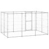 Outdoor Dog Kennel Galvanized Steel 78.1 ft²