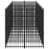 Outdoor Dog Kennel Steel 138.9 ft²